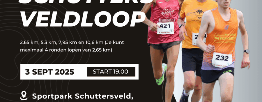 Schuttersveldloop 3 September: Schrijf Je Nu In!